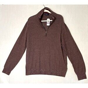 Nautica NWT Men 2XL Burgundy Navtech Performance 1/4 Zip Sweater Fall Athleisure